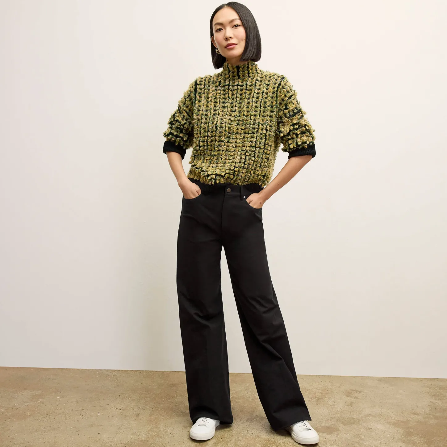 M.M.LaFleur Sweaters|The Rajni Sweater - Pom Pom Knit