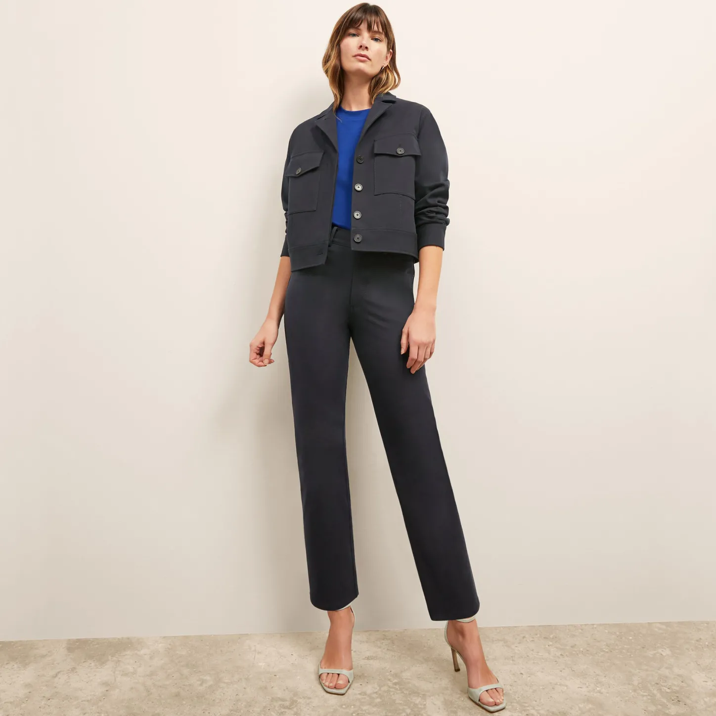 M.M.LaFleur T-Shirts|The Rhoda Jacket - Eco Better Than Denim