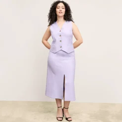 M.M.LaFleur Skirts|The Roo Vest - Stretch Tweed