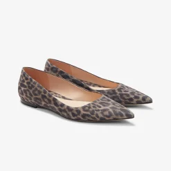 M.M.LaFleur Accessories|The Rowan Flat - Leopard Suede