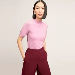 M.M.LaFleur Tops|The Shani Top - Cotton Silk Knit