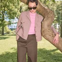 M.M.LaFleur Tops|The Shani Top - Cotton Silk Knit
