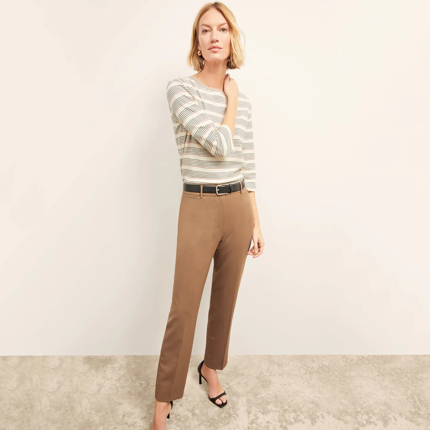 M.M.LaFleur Pants|The Smith Straight Trouser - Washable Wool Twill