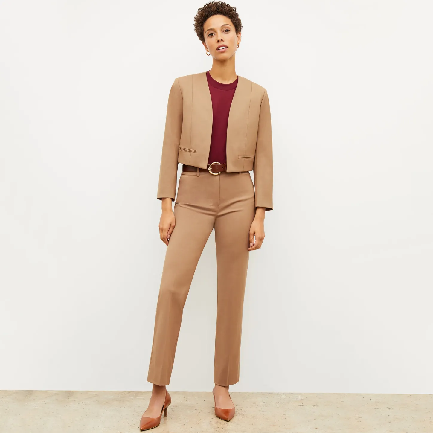 M.M.LaFleur Pants|The Smith Straight Trouser - Washable Wool Twill