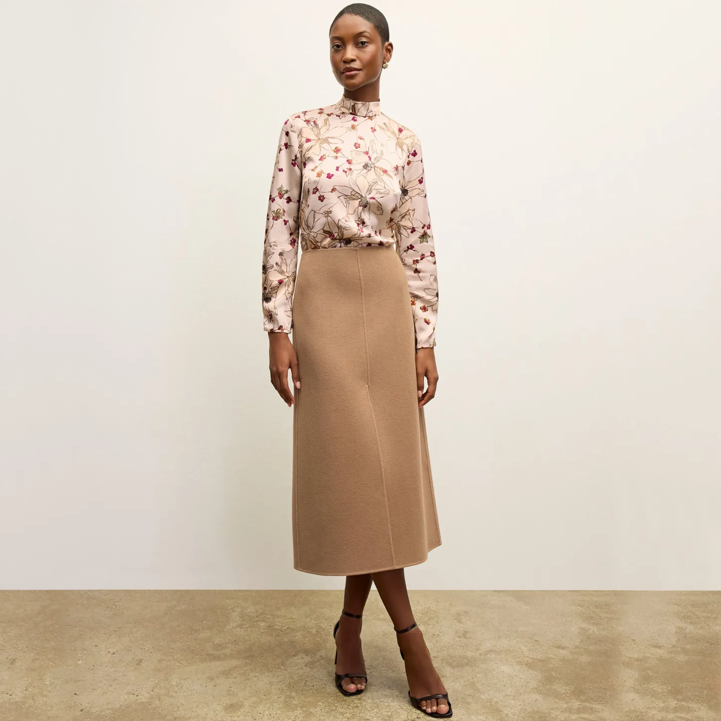 M.M.LaFleur Tops|The Sohee Top - Washable Silk Charmeuse