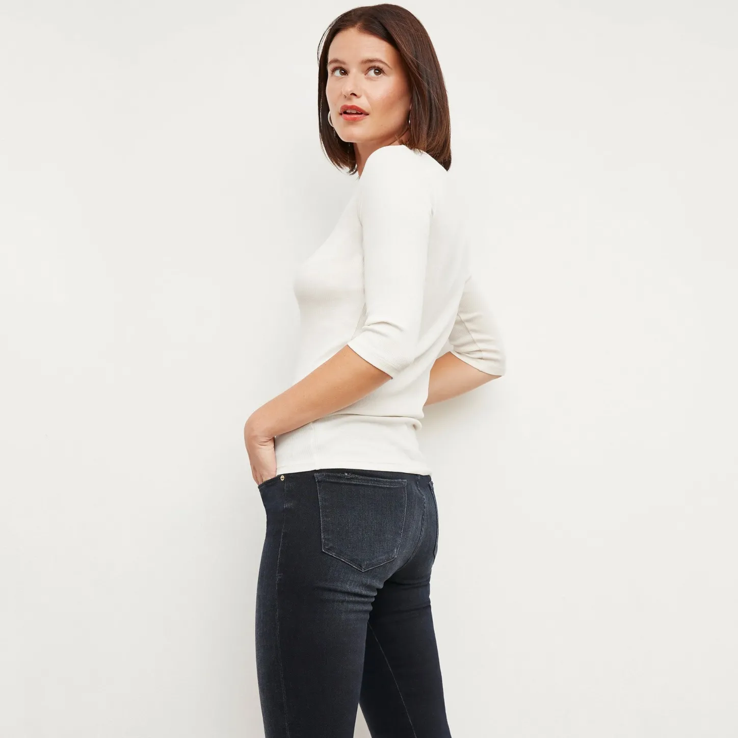 M.M.LaFleur T-Shirts|The Soyoung T-Shirt - Organic Ribbed Pima Cotton