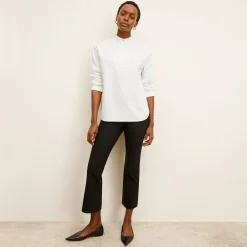 M.M.LaFleur Tops|The Tonya Top - Knit Poplin
