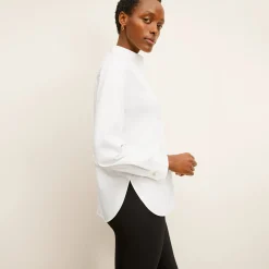 M.M.LaFleur Tops|The Tonya Top - Knit Poplin