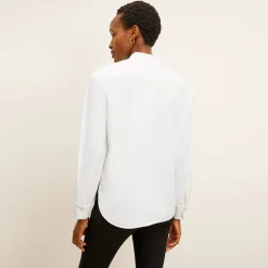 M.M.LaFleur Tops|The Tonya Top - Knit Poplin