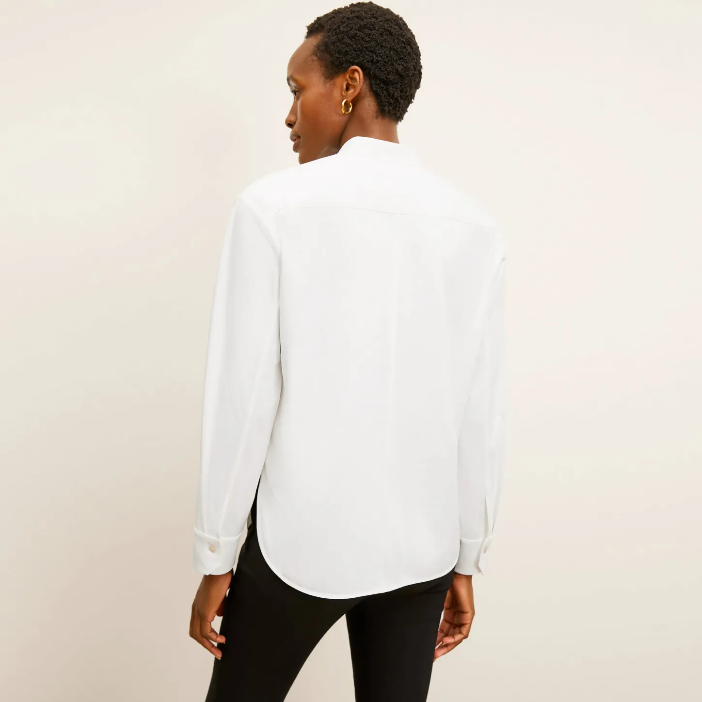 M.M.LaFleur Tops|The Tonya Top - Knit Poplin