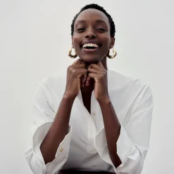 M.M.LaFleur Tops|The Tonya Top - Knit Poplin
