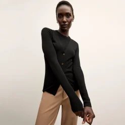 M.M.LaFleur Tops|Sweaters|The Trina Top - Ribbed Merino