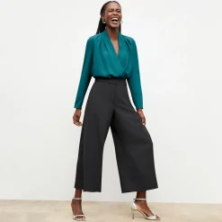 M.M.LaFleur T-Shirts|Pants|The Zhou Culotte - Eco Heavy Soft Wave